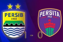 Gol penalti Bruno Cantanhede antar Persib Bandung tekuk Persita 1-0