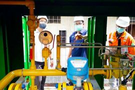 Subholding gas Pertamina salurkan gas bumi 145,7 BBTUD pada 2021