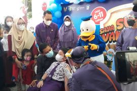 Capaian vaksinasi anak di Kota Kediri 69,79 persen