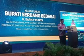 Bupati Sergai kuliah umum di pembukaan seminar hasil PKL Prodi FISIP UMSU