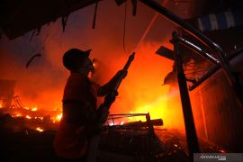 Kebakaran pasar Bajul Mati Banyuwangi