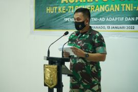 Kodam XIII/Merdeka Gelar Syukuran HUT ke-71 Penerangan TNI AD
