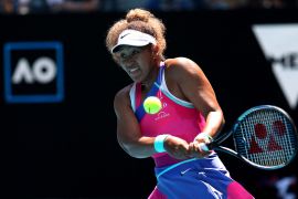 Naomi Osaka atasi Osorio pada pembukaan Australian Open