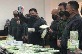 BNN gagalkan pengiriman 218,46 kg sabu-sabu dan 16.586 pil ekstasi