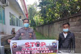 Polsek Menjalin gencarkan patroli antisipasi karhutla