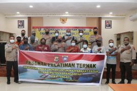 Polda Papua kirim 12 peternak ikuti latihan ketrampilan di Karanganyar, Jateng