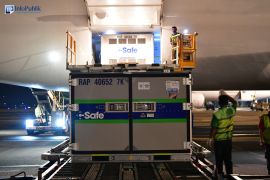 Vaksin AstraZeneca bantuan dari Jepang tiba di Indonesia