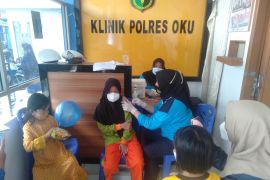 Polres OKU targetkan vaksinasi 1.500 anak 6-11 tahun