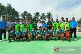 Sambut Harlah PPP, Angota DPRD Bengkalis gelar turnamen bolavoli