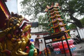 Vihara Amurva Bhumi tiadakan atraksi Barongsai saat Imlek 2022