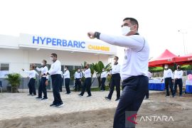 Rumkital Jala Ammar Lantamal VIi resmikan terapi oksigen hiperbarik