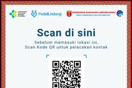 Pemkab Lampung Barat berlakukan QR PeduliLindungi