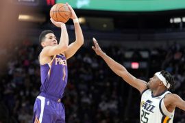 Ringkasan NBA: Suns atasi  Jazz, raih kemenangan ketujuh berturut-turut