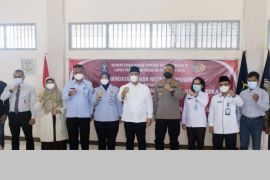 LP Perempuan-Polresta Palangka Raya perkuat kerja sama pertukaran informasi