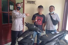 Polsek Pangkalan Susu amankan pelaku pencurian sepeda motor