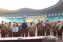 Pejabat di lingkungan Setda Kota Bekasi tandatangani komitmen anti korupsi