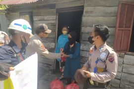 Peringati HUT ke 41 Satpam, satpam PT Timah Tbk gelar bakti sosial di Bangka Barat