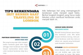 Tips berkendara irit bensin saat traveling di Lombok