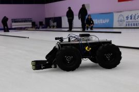 Robot AI bantu pelatihan atlet curling&nbsp;di China timur laut