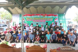 Wabup HSS buka Diklat Terpadu Dasar IV Satkoryon Banser Daha Utara