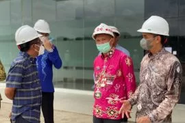 Pembangunan gedung baru  RSUD  Datu Sanggul  Tapin selesai