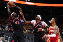 Pascal Siakam kemas 33 poin dalam kemenangan Raptors atas Atlanta Hawks