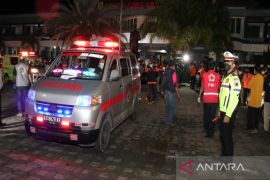 13 jenazah korban kecelakaan bus pariwisata di Bantul tiba di Sukoharjo