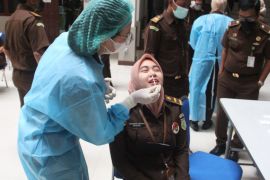 Kejati Sumut gelar  tes usap antigen untuk seluruh pegawai