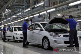Hyundai belum memutuskan kapan pabrik Rusia kembali beroperasi