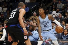 Ja Morant pimpin Menphis Grizzlies sapu bersih pertemuan kontra Clippers