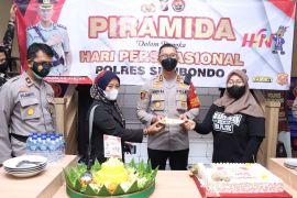 HPN 2022, Kapolres Situbondo ajak insan pers bersinergi sukseskan vaksinasi COVID-19