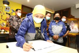 HPN 2022, Pokja Wartawan Pemprov Jatim gelar diskusi tiga tahun kepemimpinan Khofifah-Emil