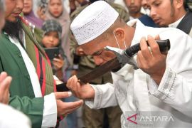 Pameran artefak Nabi Muhammad SAW di Bener Meriah dipadati pengunjung