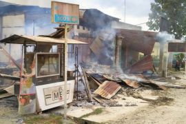 Tiga ruko dan dua kios terbakar di Batang Serangan Langkat