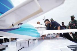 Menteri BUMN: Apresiasi miniatur pesawat terbang karya Khomaidi