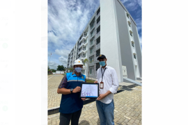 PLN UP3 Pontianak listriki 56 unit hunian Rusunawa BWS Kalbar