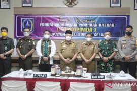 Rakor Forkopimda HSS sinergi pastikan kondisi aman dan kondusif