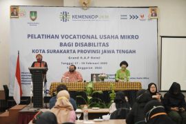 Kemenkop dan UKM lanjutkan pelatihan vokasional penyandang disabilitas di Solo