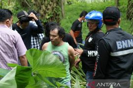 Lima pelaku diamankan gerebek kampung narkoba di Deliserdang, dua orang berstatus anak