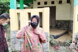 Mensos telepon Kepala BBWSCC saat tinjau lokasi banjir di Bogor