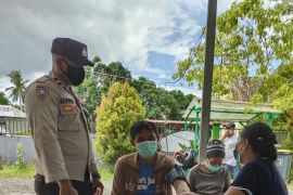 Polresta Pulau Ambon gelar pelayanan vaksinasi COVID-19, percepat capaian