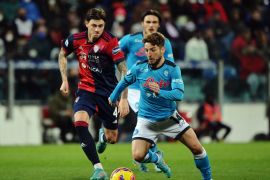 Liga Italia - Napoli dan Cagliari berbagi poin setelah main imbang 1-1