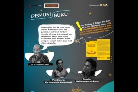 ANTARA NTB-Komunitas Akar Pohon gelar diskusi buku "Berdiang di Perapian Buya Syafii"