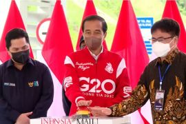 Presiden Jokowi resmikan pembangunan Jalan Tol Manado-Bitung