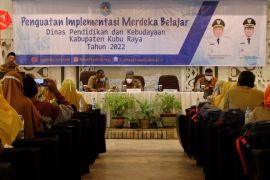 Penguatan implementasi merdeka belajar di Kabupaten Kubu Raya