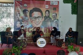 Menparekraf "Ngobrol Bareng" pelaku ekonomi kreatif Jambi