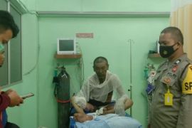 Polisi selidiki pembakaran terhadap seorang warga