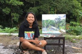 Reva Adhitama dari koki banting setir jadi pelukis