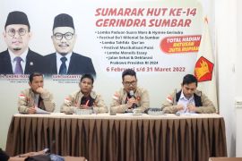 DPD Partai Gerindra Sumbar gelar beragam lomba peringati HUT ke-14