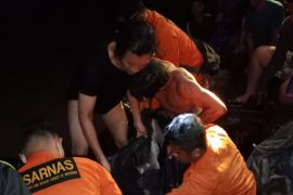 Setelah tiga hari pencarian Jenazah santri ditemukan di dekat jembatan Guntingsaga